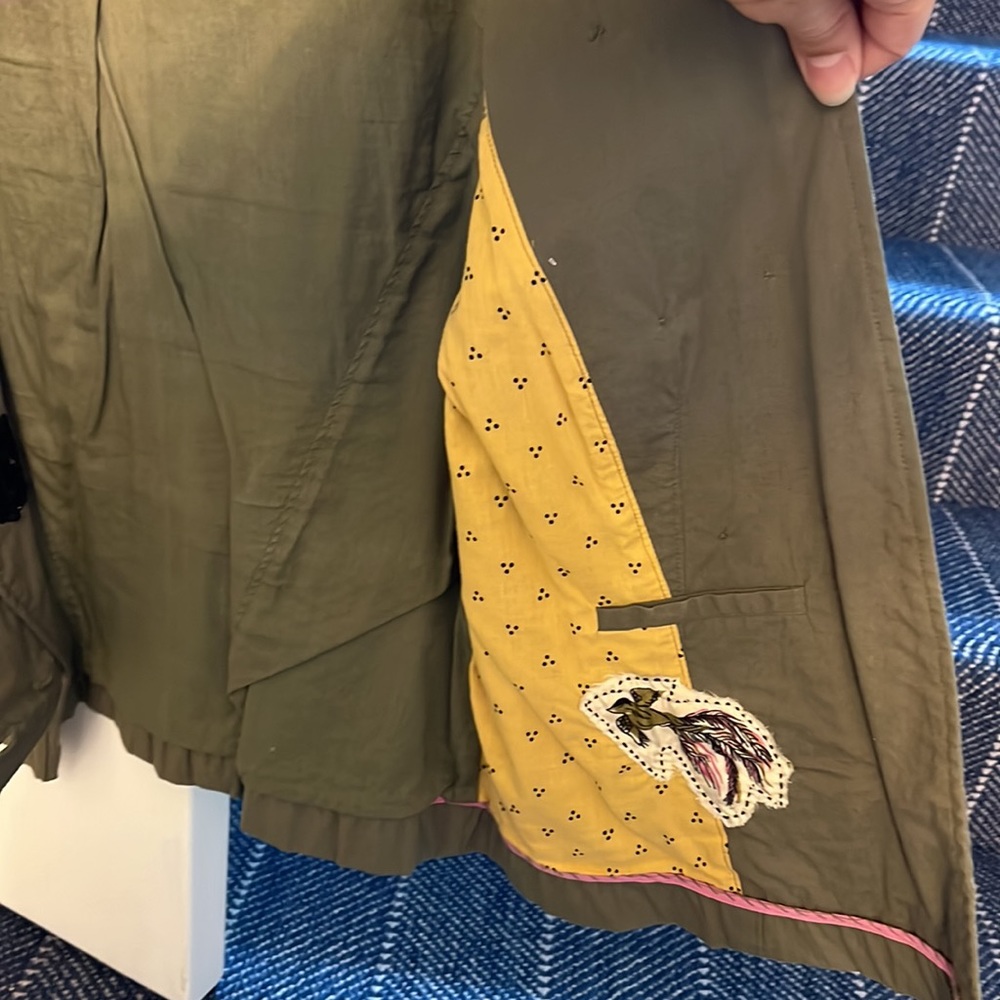 GUC Fei Anthropologie army green jacket. 12 - Picture 9 of 9